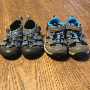 Outdoor Adventure Shoe Bundle Keen Merrell Toddler Size 7